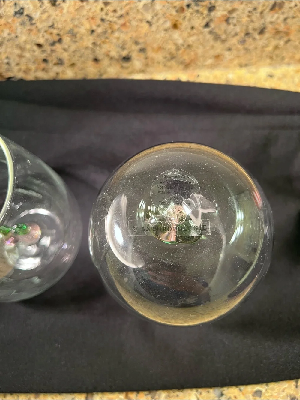 Anthropologie set stemless